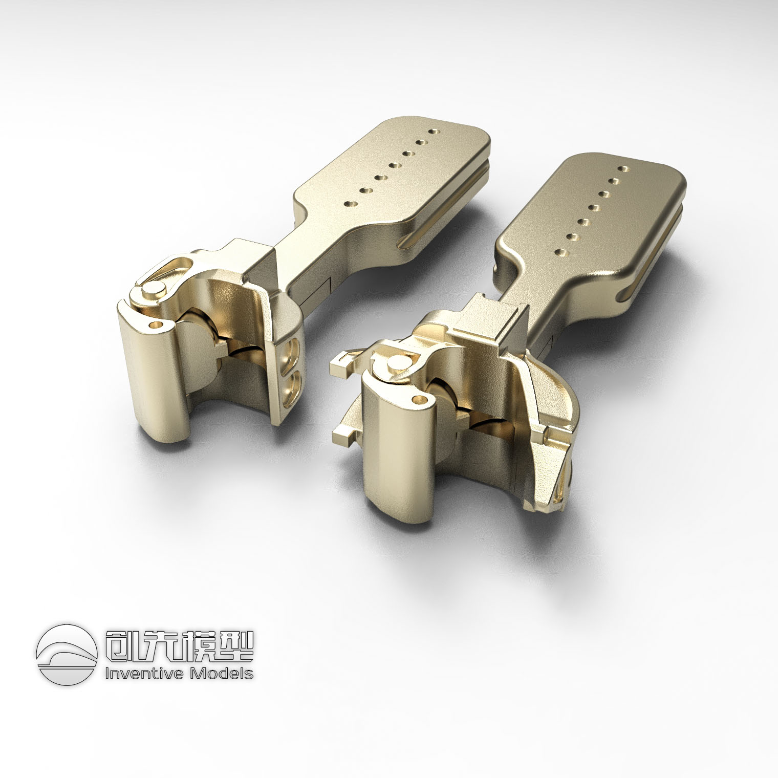 真ちゅう鋳物 HOモデルスケール/自動連結器/密着自動連結器