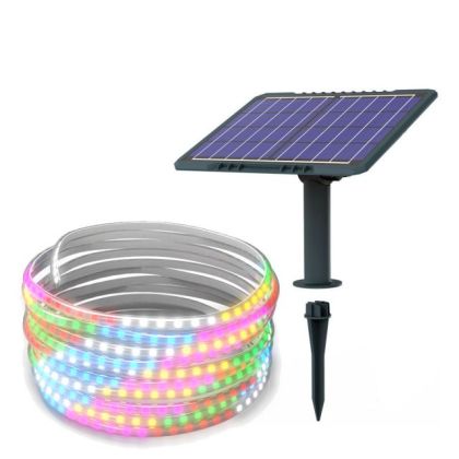Outdoor Waterproof Multi Color Changing Rgb Solar Led Strip Lights