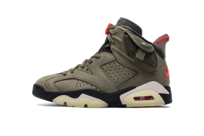 ShoesLegends Air Jordan 6 Retro Travis Scott Medium Olive CN1084-200