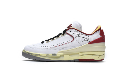 ShoesLegends Air Jordan 2 Retro Low SP Off-White White Red DJ4375-106