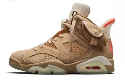 ShoesLegends Air Jordan 6 Retro Travis Scott British Khaki DH0690-200