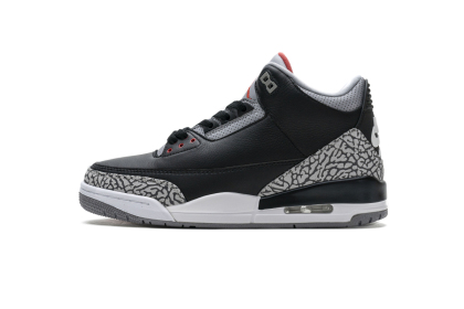 ShoesLegends Air Jordan 3 Retro Black Cement 854262-001