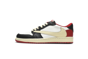 ShoesLegends Air Jordan 1 Low Black Red x Travis Scott DM7866-166