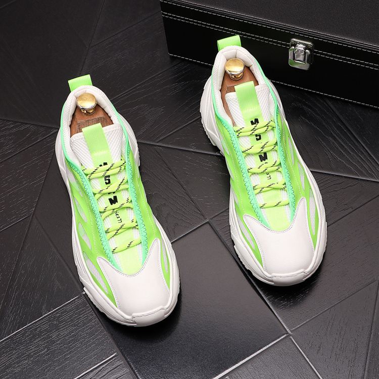 Breathable platform sneakers