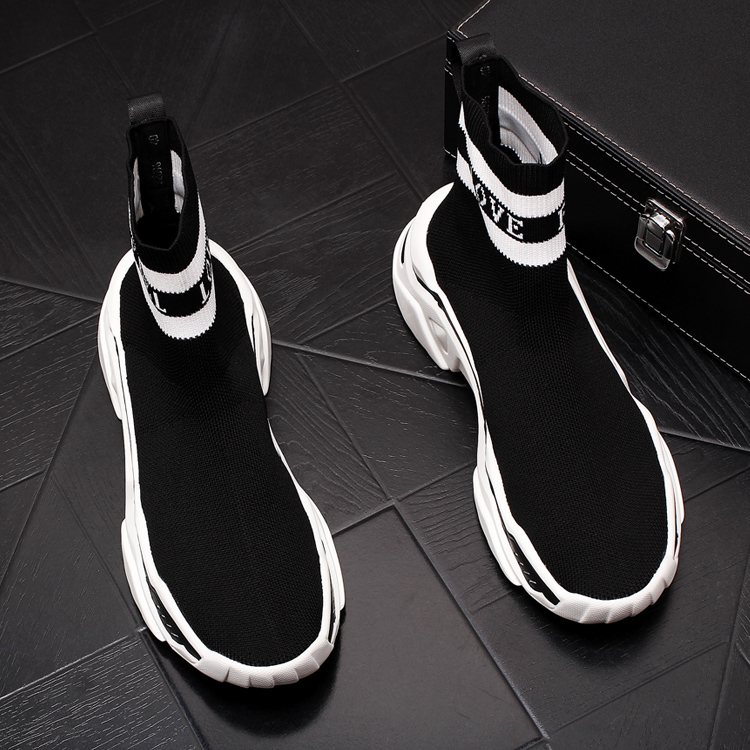 Breathable knitted socks sleeve shoes sports casual shoes