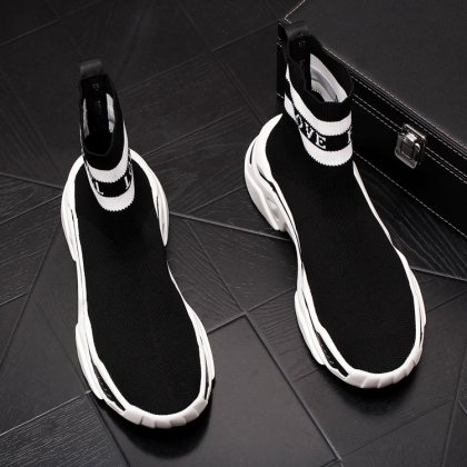 Breathable knitted socks sleeve shoes sports casual shoes