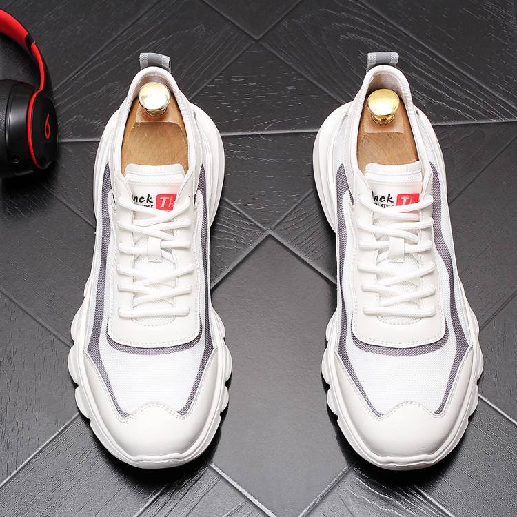 Breathable platform sneakers