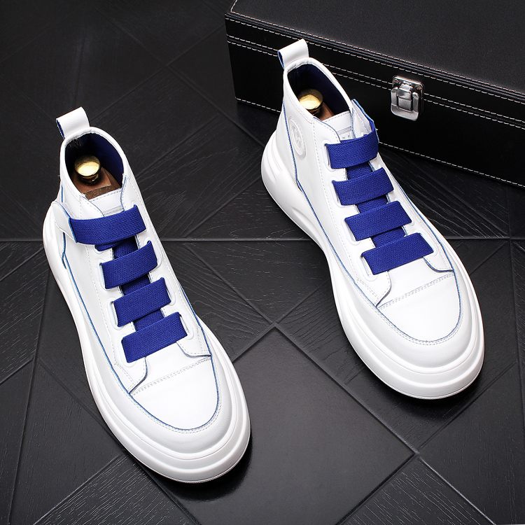 Trendy brand high-top sneakers hip-hop short cowboy boots