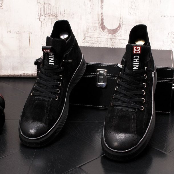 New fashion shoes high top board shoes casual shoes youth short leather boots INS