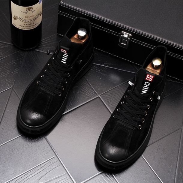 New fashion shoes high top board shoes casual shoes youth short leather boots INS