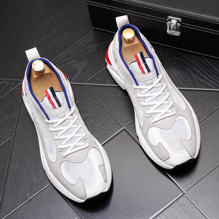Breathable platform sneakers