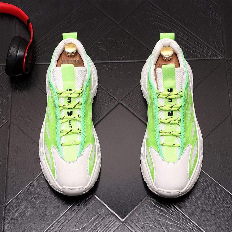 Breathable platform sneakers