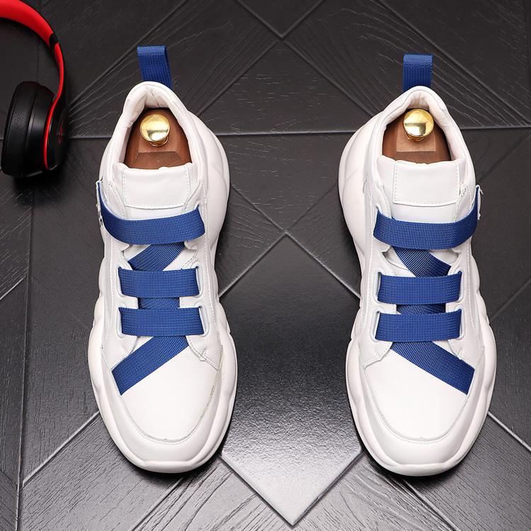 Fashionable breathable casual shoes trendy men's high-top sneakers