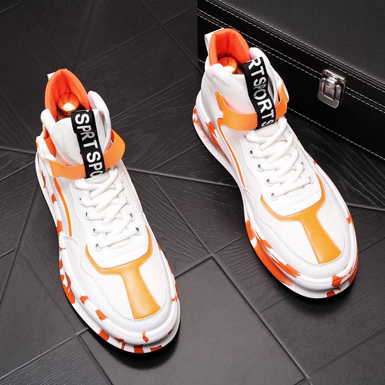 Men's high-top sneakers all-match casual Martin boots thick-soled