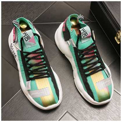 Breathable platform sneakers