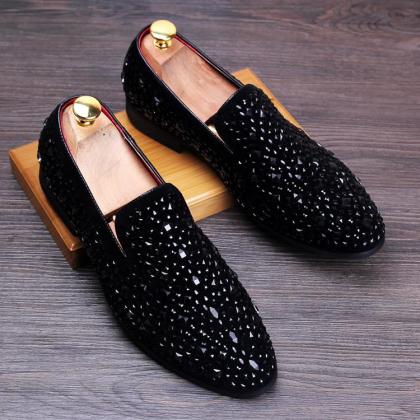 Platform studded low-top sneakers