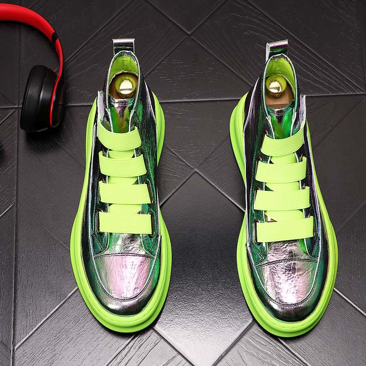 New platform trendy high-top sneakers