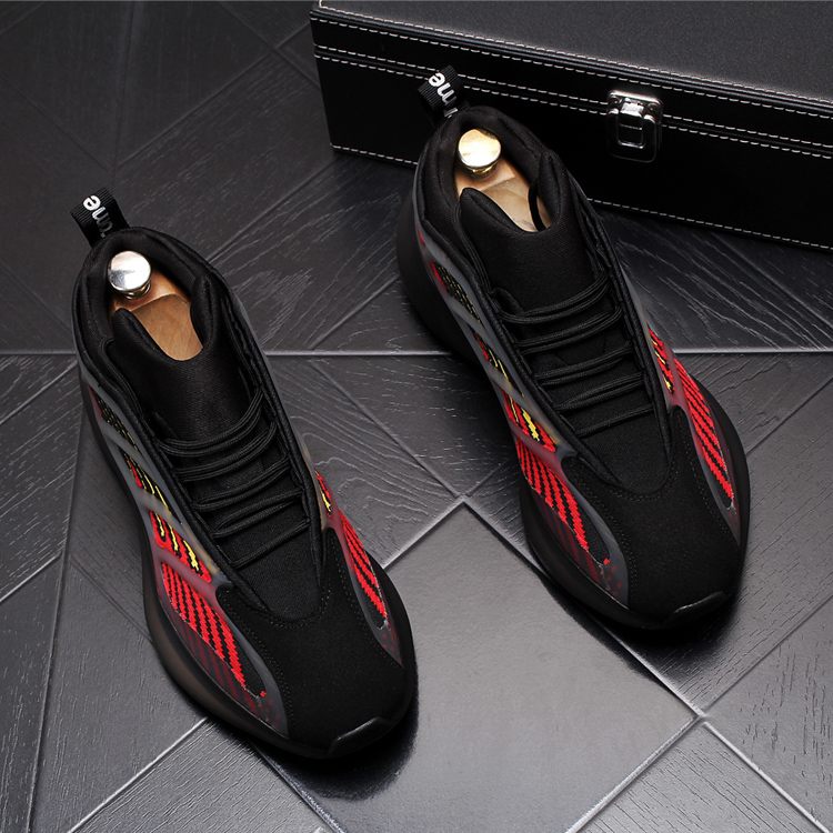 Breathable platform sneakers