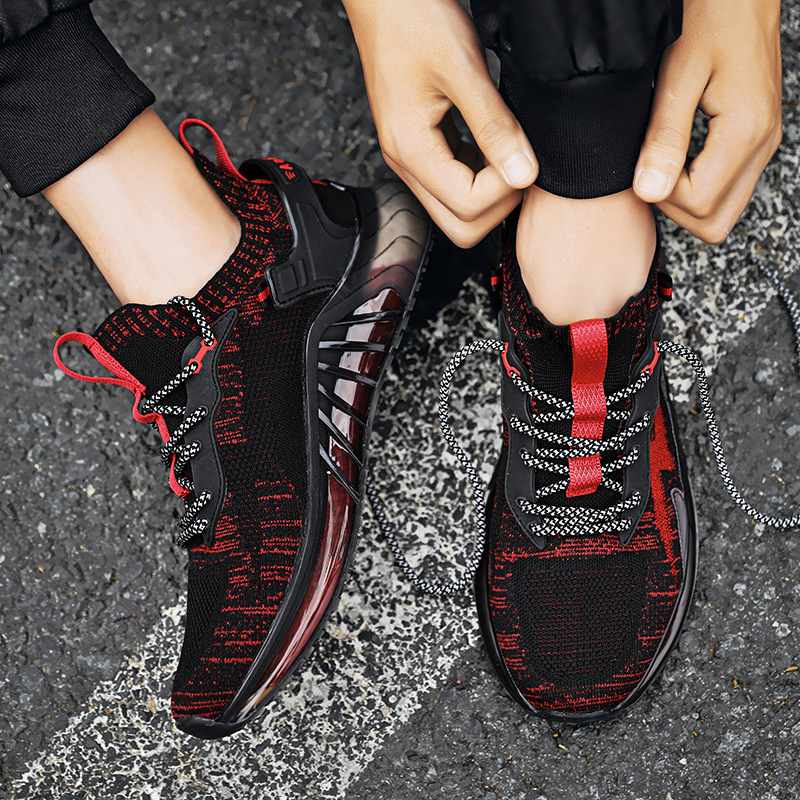 Breathable platform sneakers