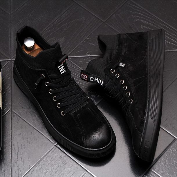 New fashion shoes high top board shoes casual shoes youth short leather boots INS