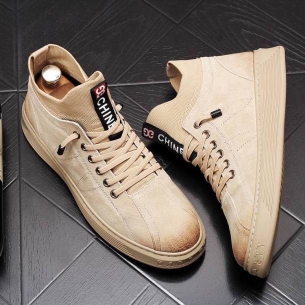 New fashion shoes high top board shoes casual shoes youth short leather boots INS