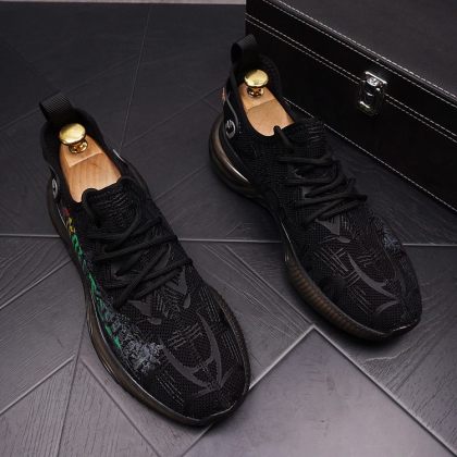 Breathable mesh all-match running shoes