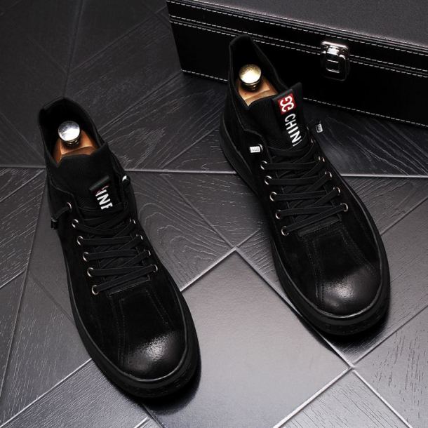 New fashion shoes high top board shoes casual shoes youth short leather boots INS