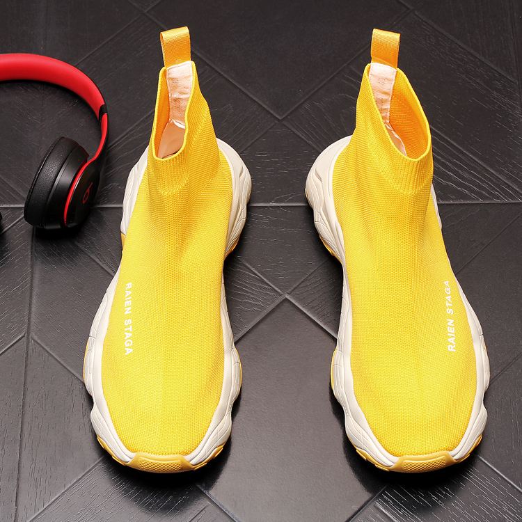 Breathable knitted socks sleeve shoes sports casual shoes