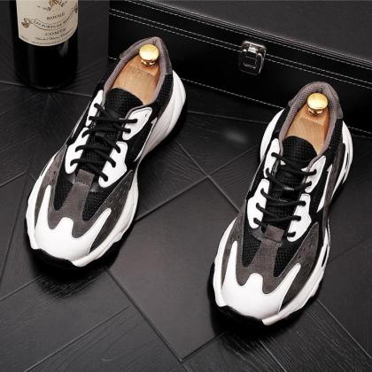 Daddy's breathable platform sneakers