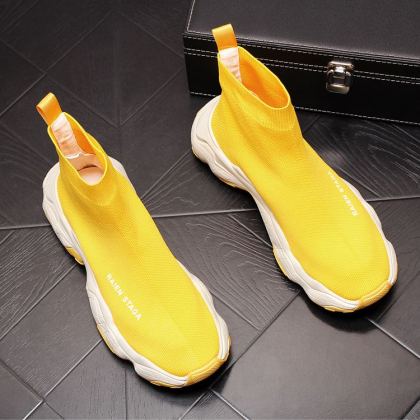 Breathable knitted socks sleeve shoes sports casual shoes