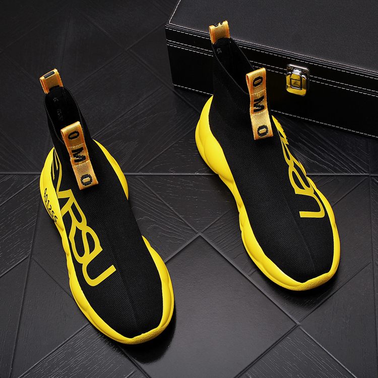 Breathable knitted socks sleeve shoes sports casual shoes