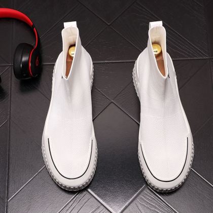 Breathable knitted socks sleeve shoes sports casual shoes