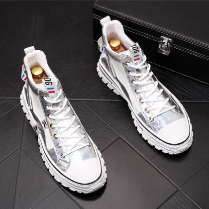 Men's high-top sneakers all-match casual Martin boots thick-soled