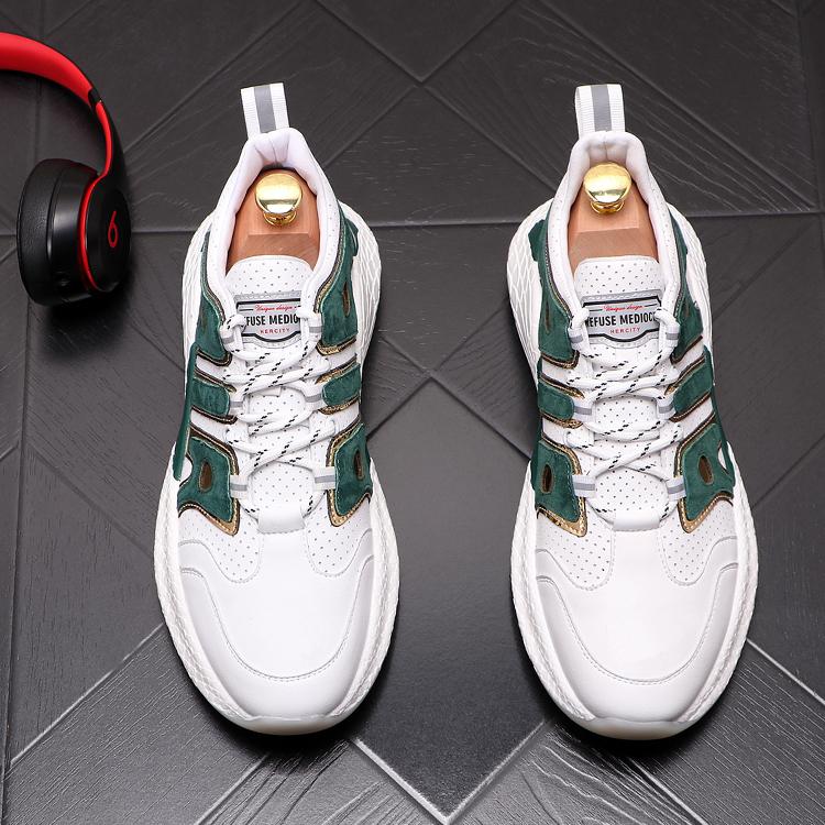 Breathable platform sneakers