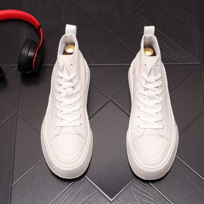 Men's white shoes