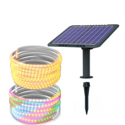 Outdoor Waterproof Multi Color Changing Rgb Solar Led Strip Lights