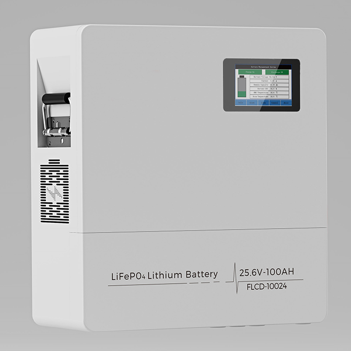 25.6V/100Ah Wall lithium battery