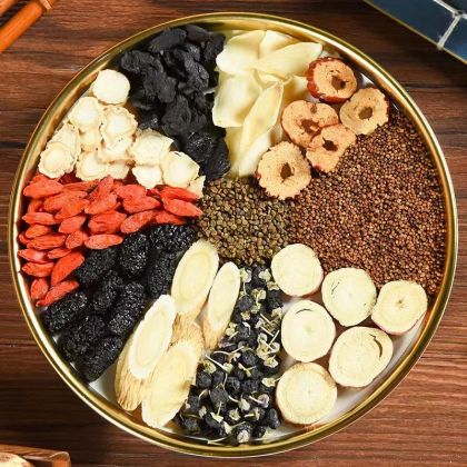 12 kinds of kidney nourishing tea independent packaging nourishing blood nourishing Qi stay up late protecting liver tea Ginseng mulberry black wolfberry yellow essence red Wolfberry Huangqin Nourishing blood nourishing Qi stay up late protecting liver te