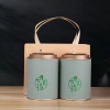 2024 New high-grade green tea flavor premium canned gift box 500g