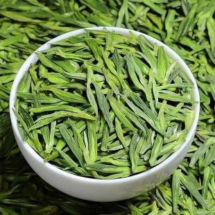 (China Longjing Green Tea) 250g weight Mingqian New Tea China Longjing bean flavor green tea