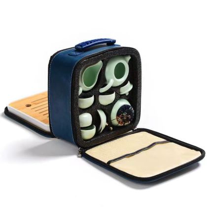 Portable ceramic tea set travel package tea set