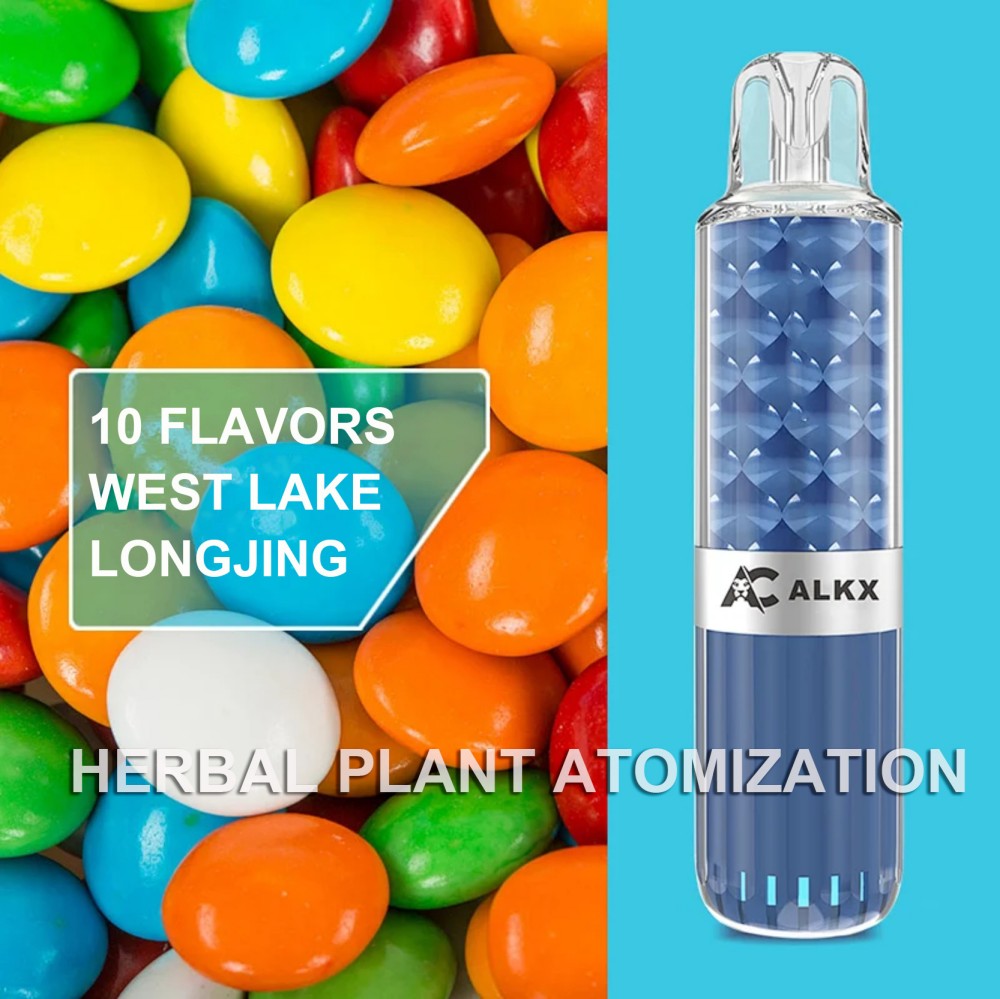 10Pcs/Set Free Shipping Blue 10 Flavor Health Care Electronic Oral Spray Refreshing Mint Herbal Plant Atomizer