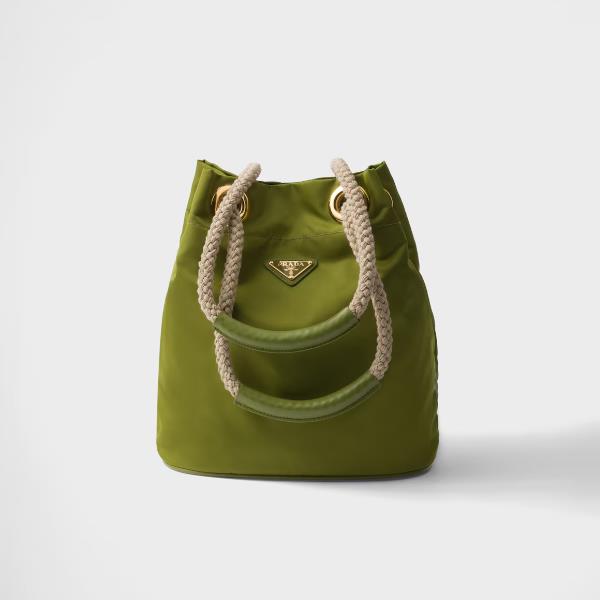 13. Prada Mariner Small Re-Nylon Bucket Bag