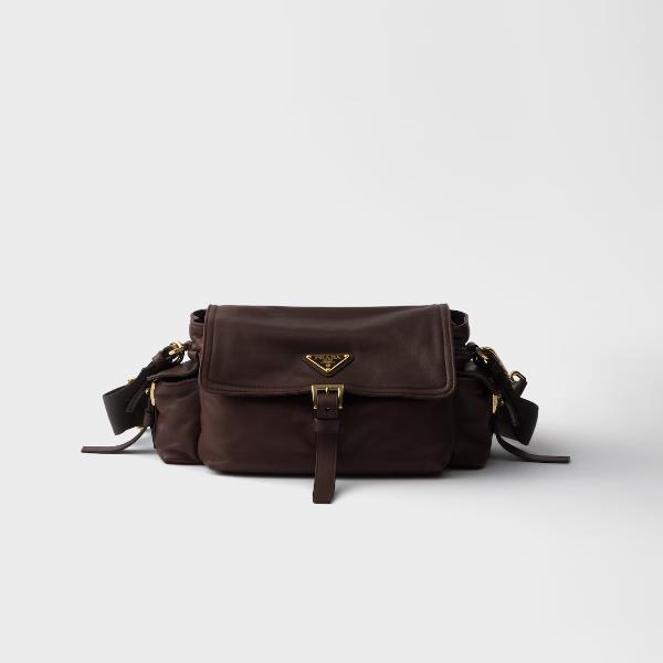 11. Prada Explore Medium Nappa Leather Shoulder Bag